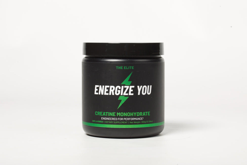 EnergizeYou Creatine Monohydrate 5G, 60 Servings, Made in the USA, Third Party Tested.